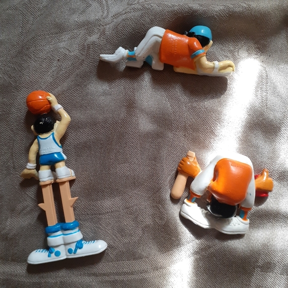1980's RARE Sportfreaks 3 Piece Set $12.50 Shipping Sports Freaks Figures - Picture 10 of 16